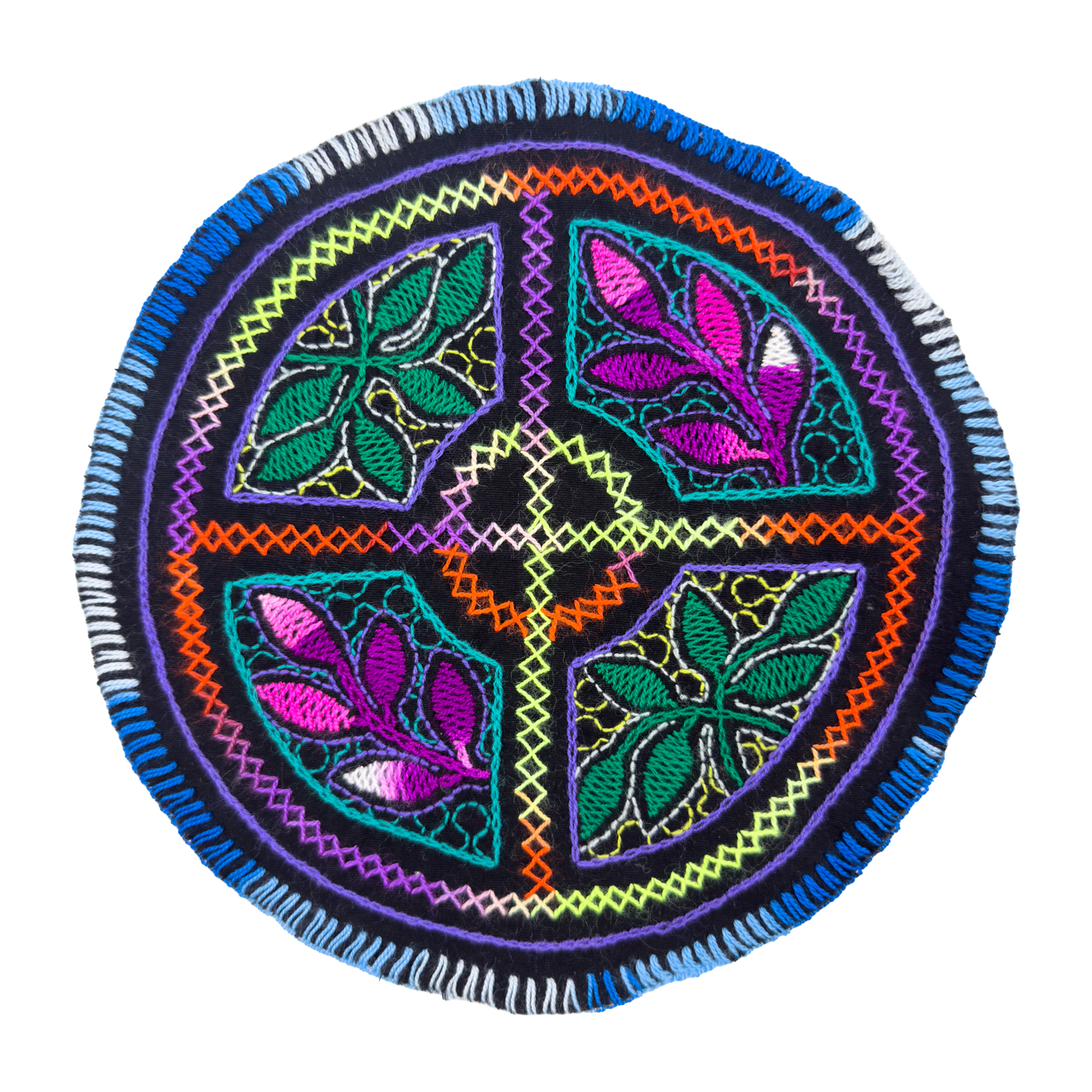 Four Directions Altar Cloth | Round | 9"