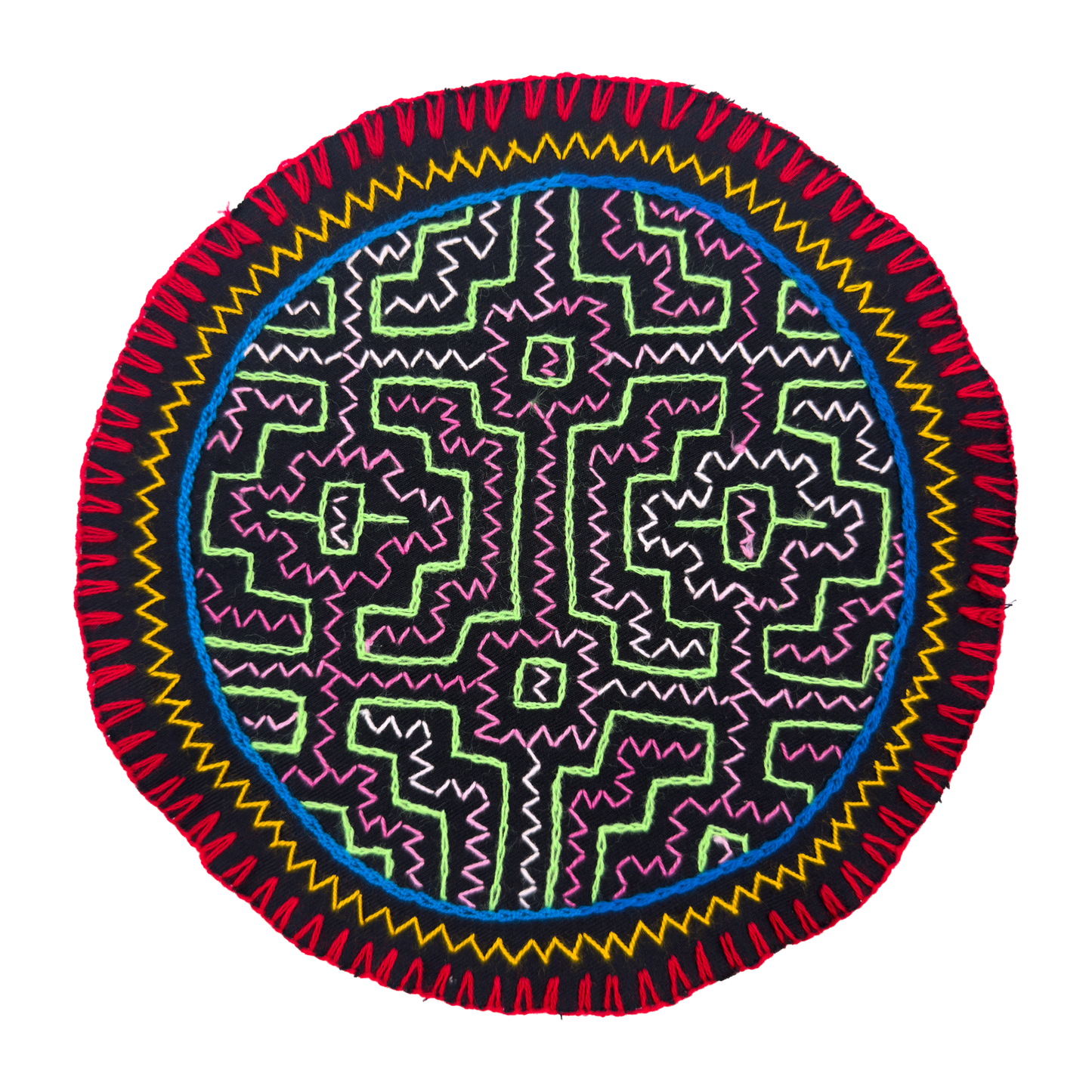 Sacred Protection Mandala Altar Cloth | Round | 9"