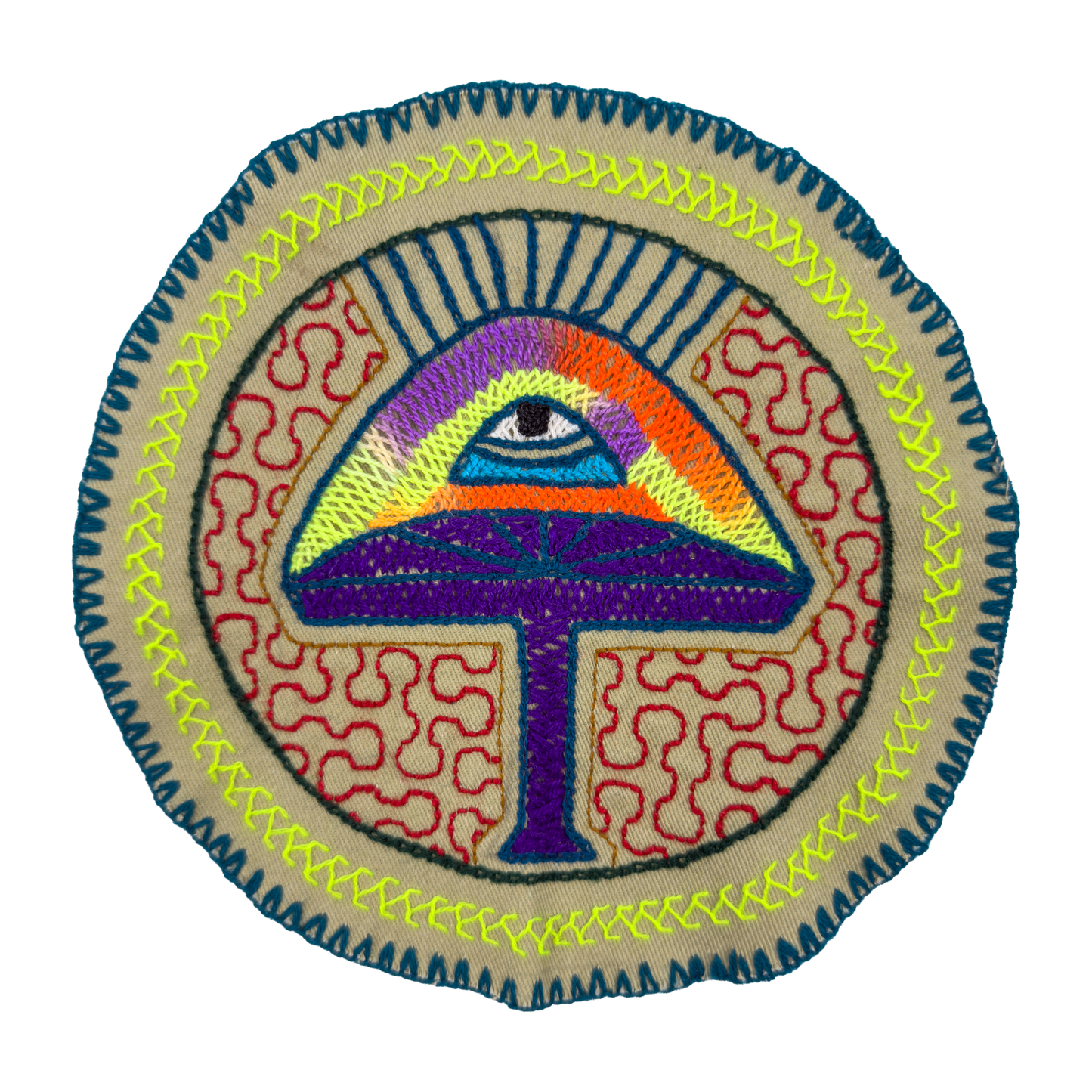 Visionary Eye Altar Cloth | Round | 7.5"