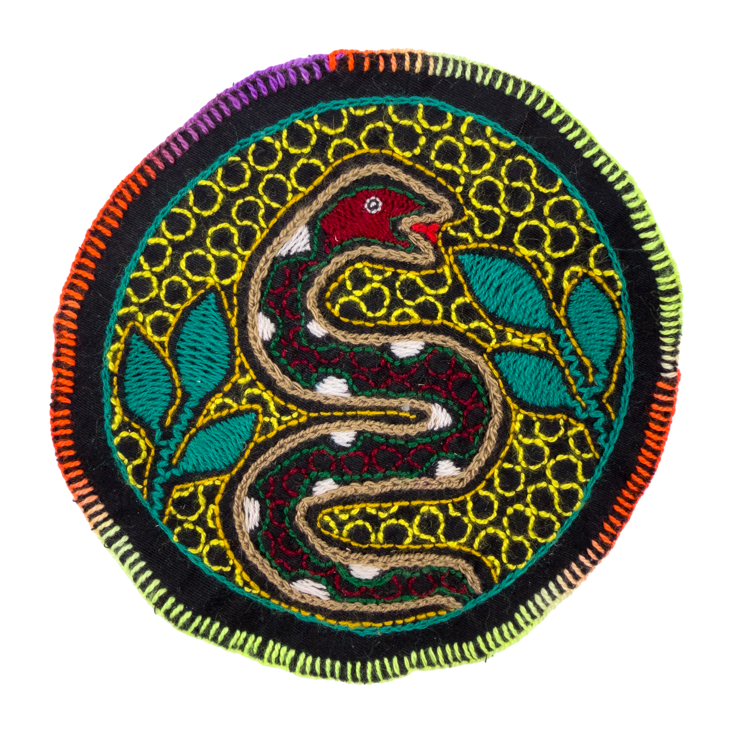 Serpent of Renewal Altar Cloth | Round | 6"