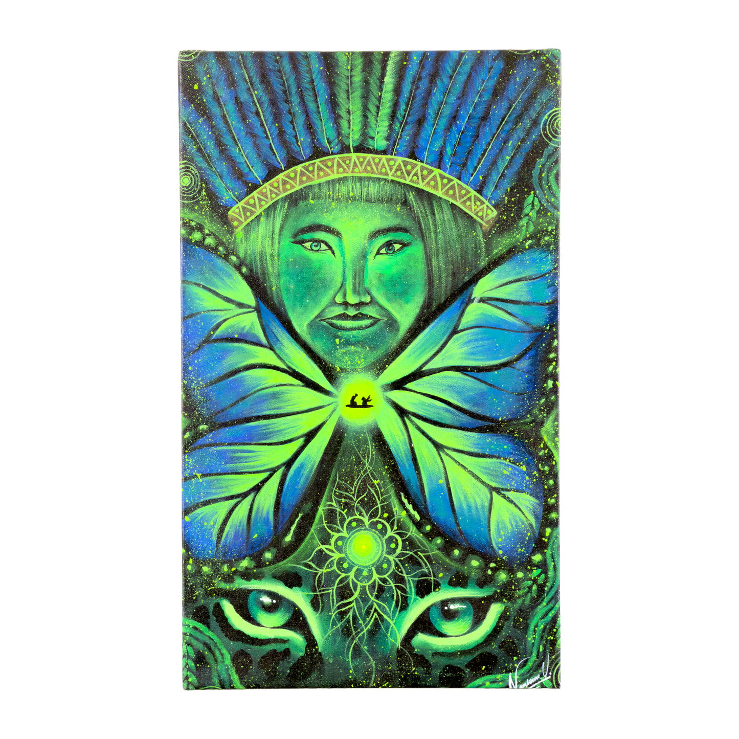 Heart of the Jungle Oil Painting | by Naomi Ushinahua