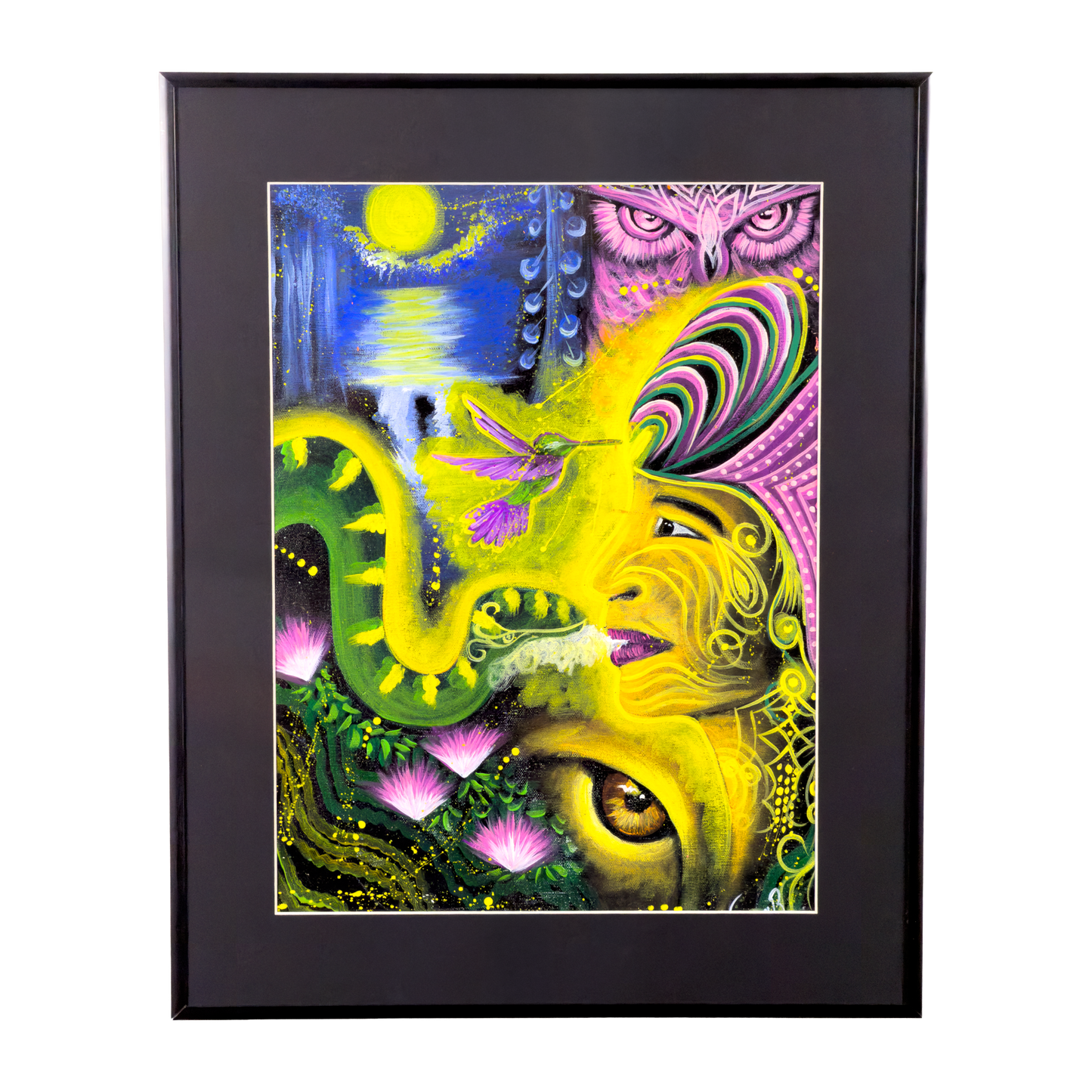 Moonlit Visions Oil Painting | by Naomi Ushinahua
