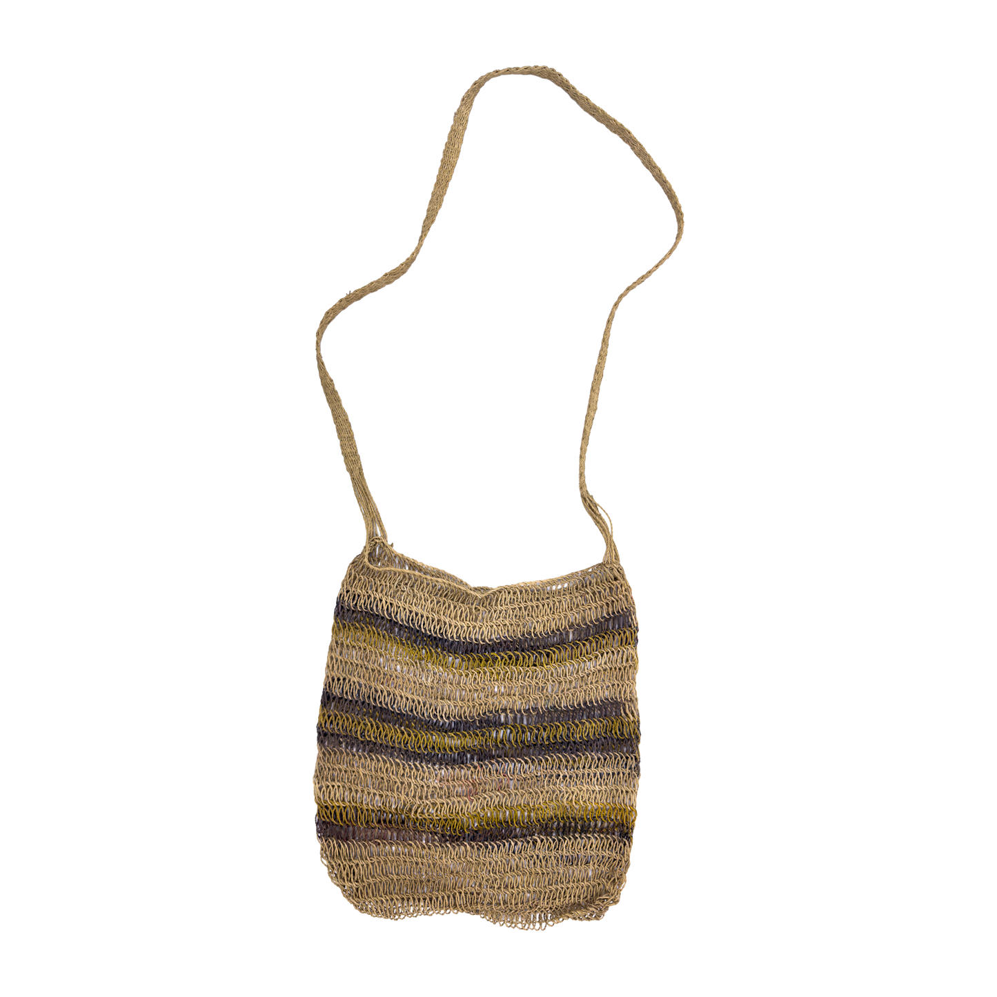 Shicra Bag - Brown & Natural Stripes