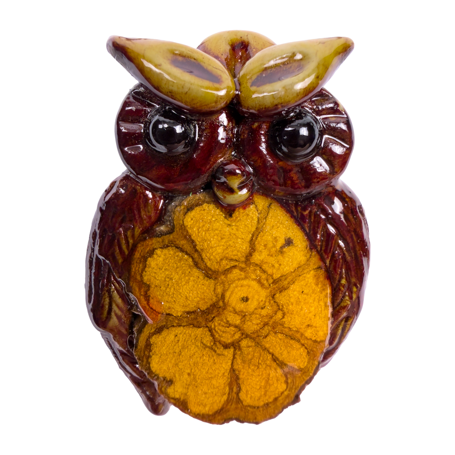 Shipibo Ceremonial Necklace – Owl Wisdom & Protection