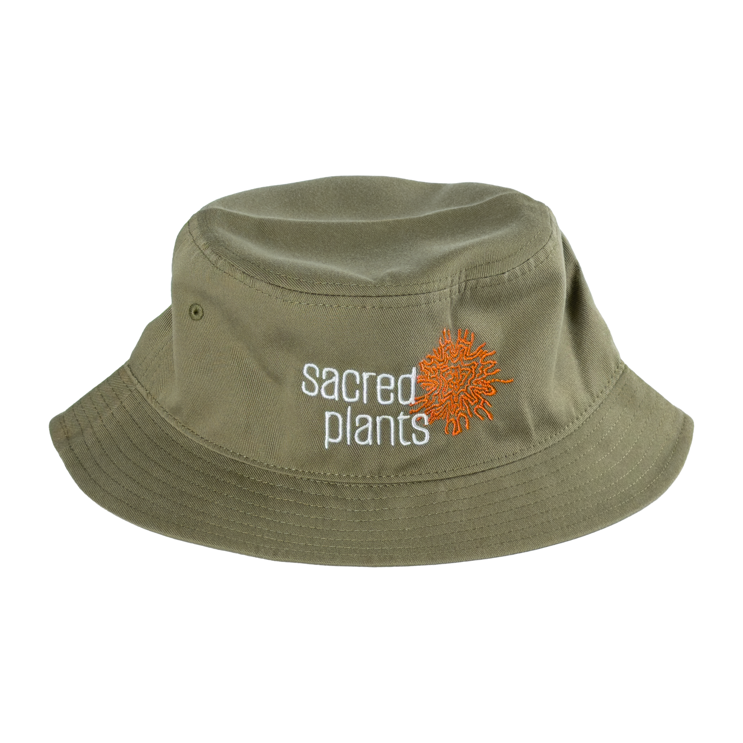 Bucket Hats with Sacred Plants Logo