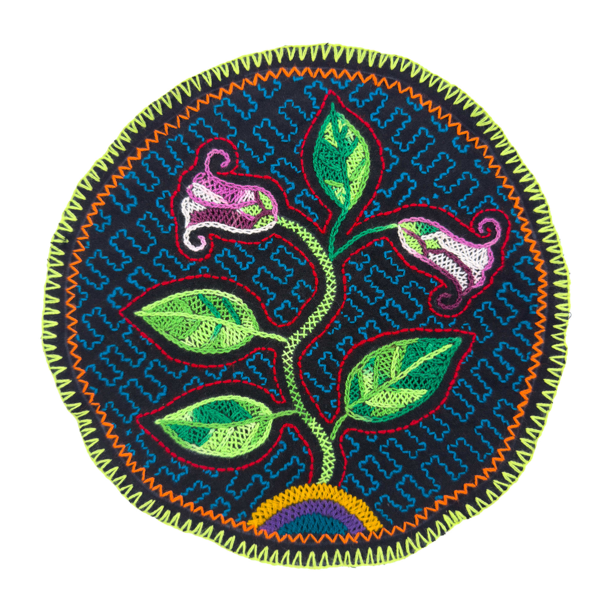 Flower of Illumination Altar Cloth | Round | 10.5"
