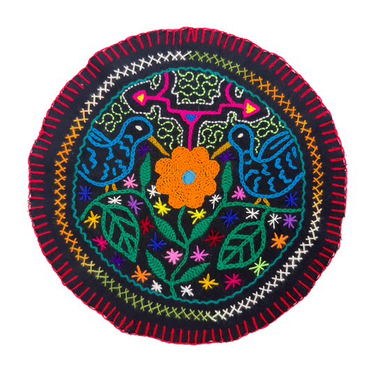 Twin Messengers Medicine Altar Cloth | Round | 10.5"