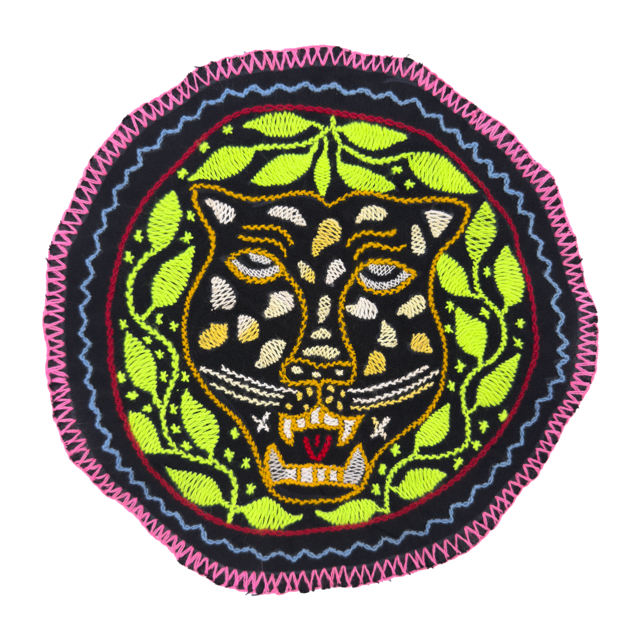 Jaguar Spirit Altar Cloth | Round | 10.5"