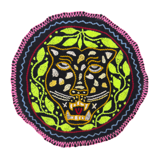 Jaguar Spirit Altar Cloth | Round | 10.5"