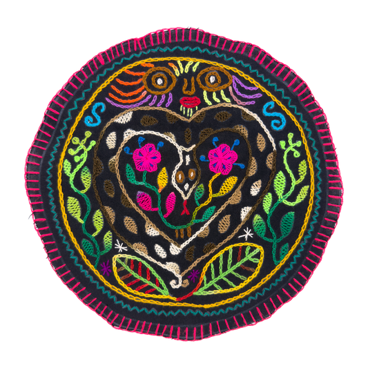 Heart of the Serpent Altar Cloth | Round | 11.5"