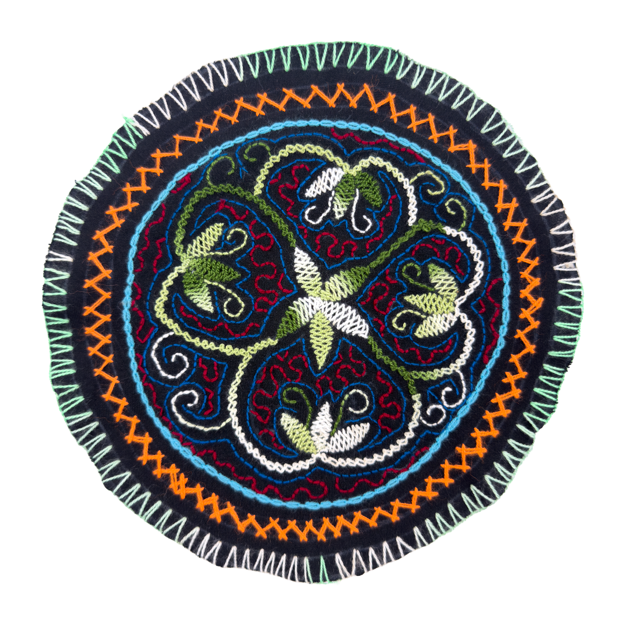 Cycle of Transformation Altar Cloth | Round | 9"