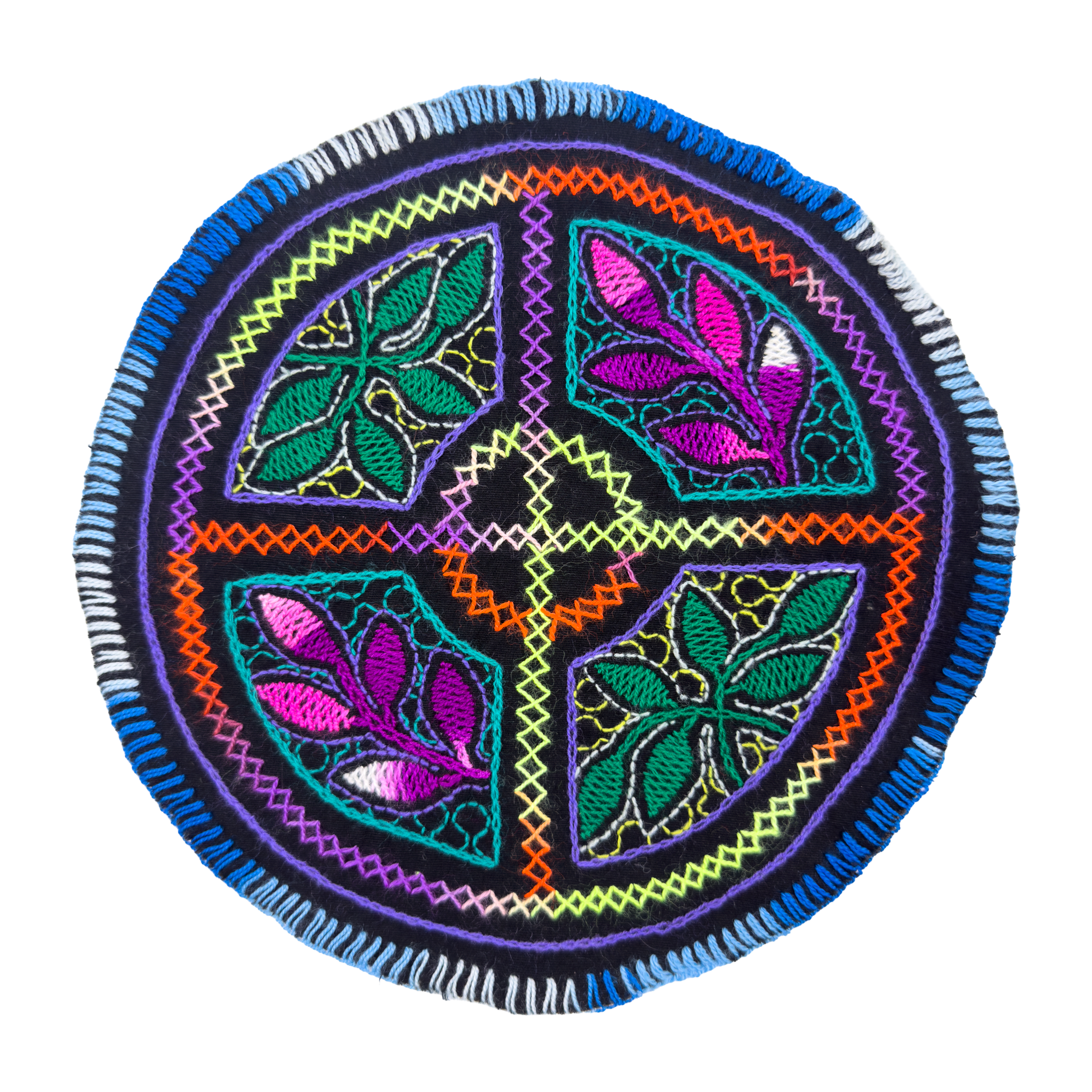 Four Directions Altar Cloth | Round | 9"