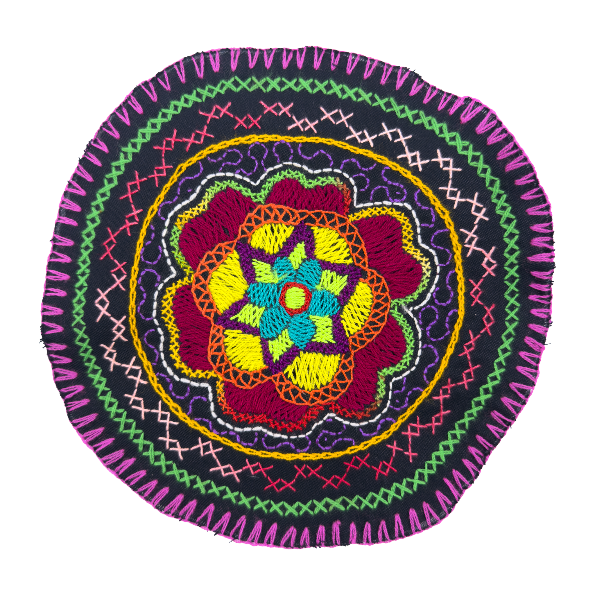 Radiant Blossom Altar Cloth | Round | 9"