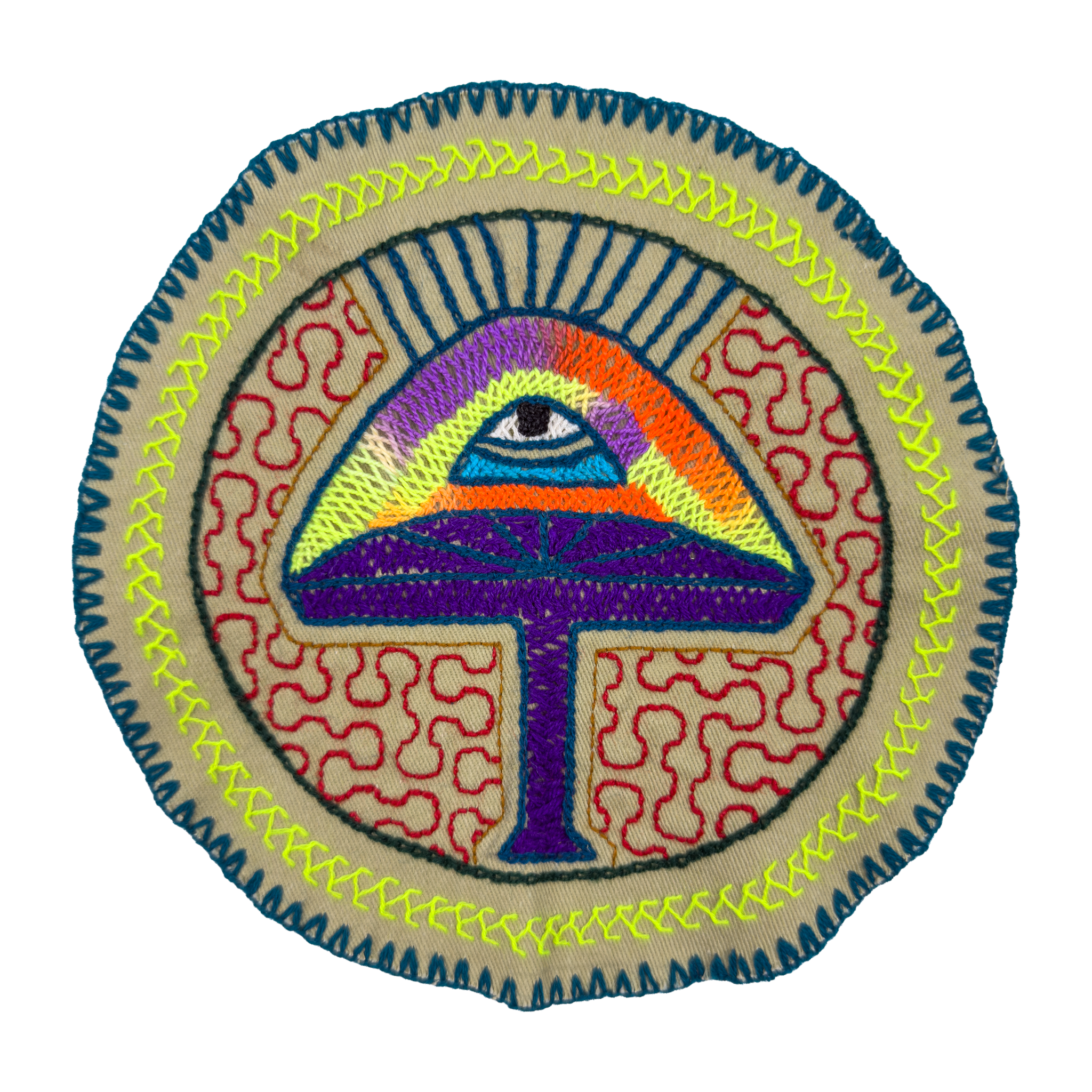 Visionary Eye Altar Cloth | Round | 7.5"