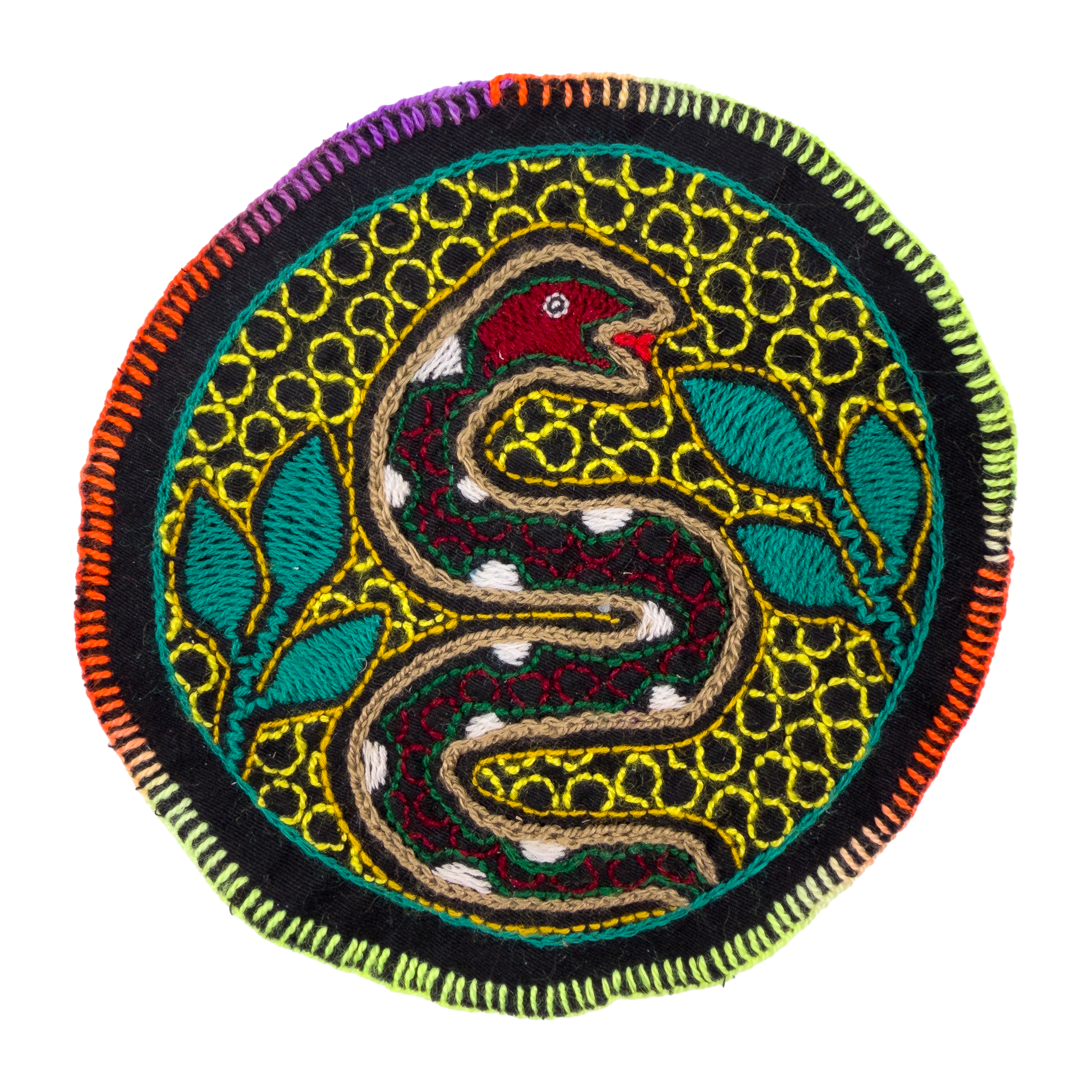 Serpent of Renewal Altar Cloth | Round | 6"