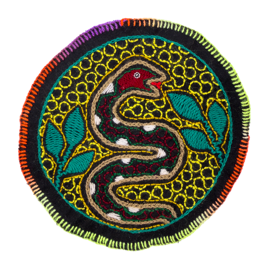 Serpent of Renewal Altar Cloth | Round | 6"