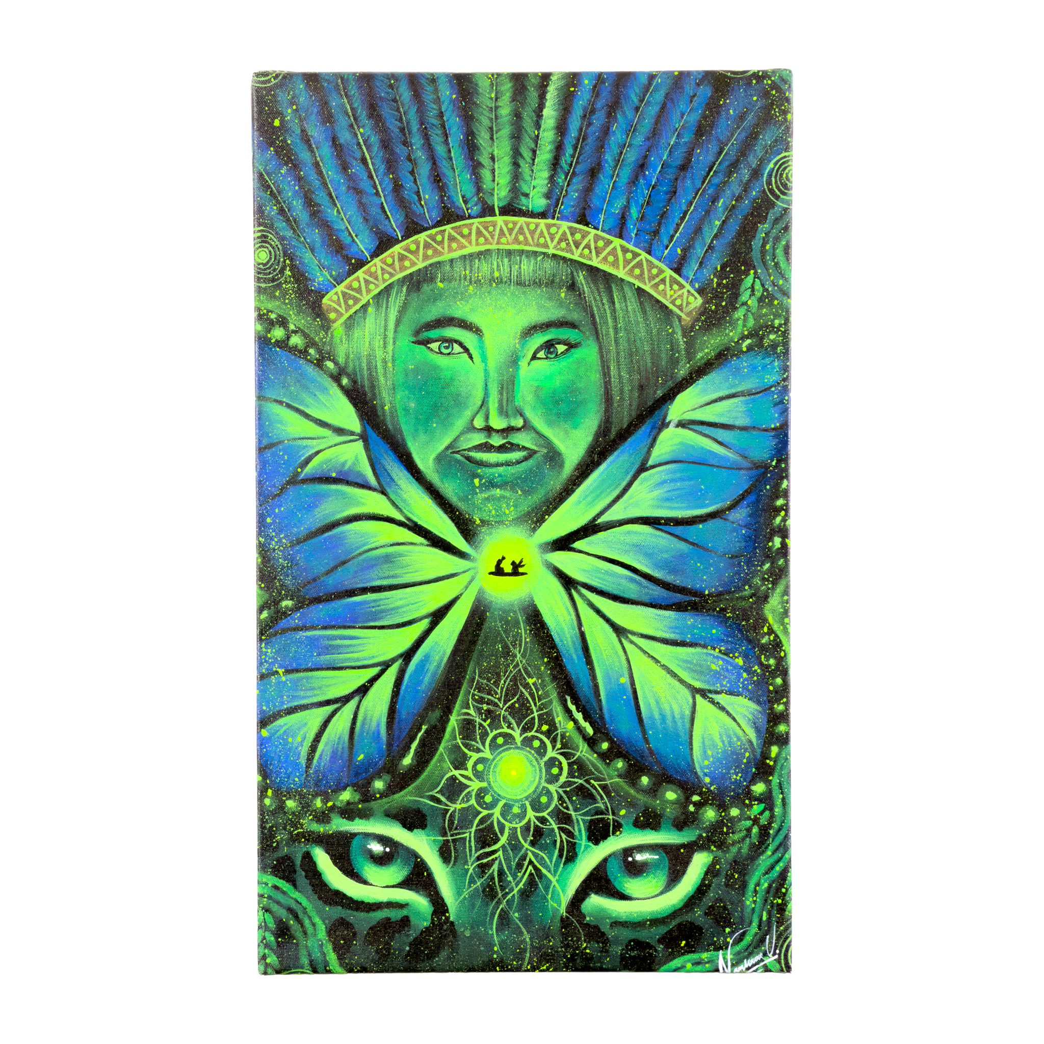Heart of the Jungle Oil Painting | by Naomi Ushinahua