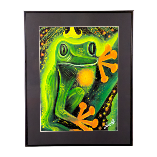 Tree Frog Guardian Oil Painting | by Naomi Ushinahua
