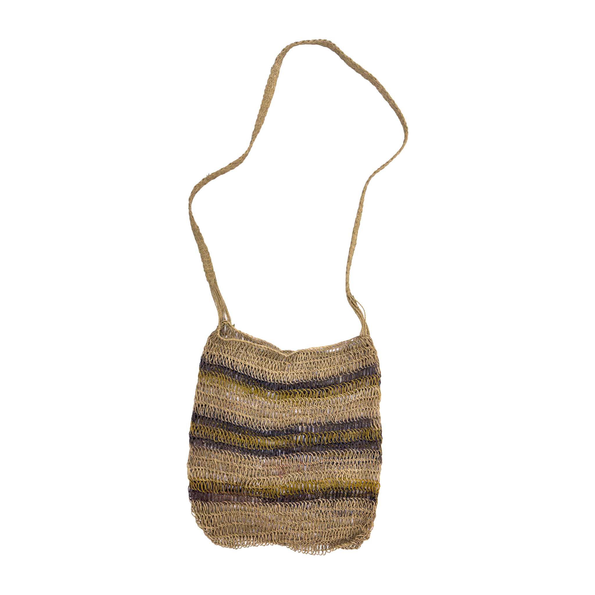 Shicra Bag - Brown & Natural Stripes