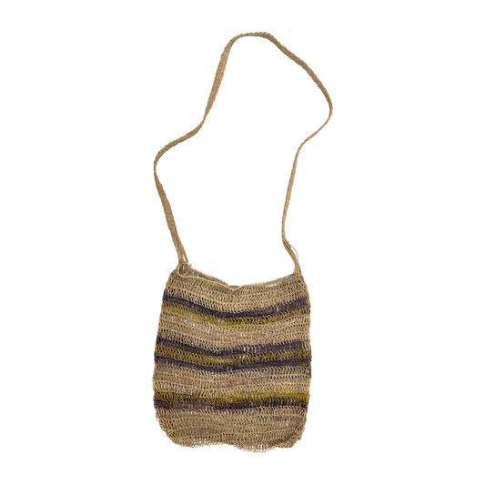 Shicra Bag - Brown & Natural Stripes