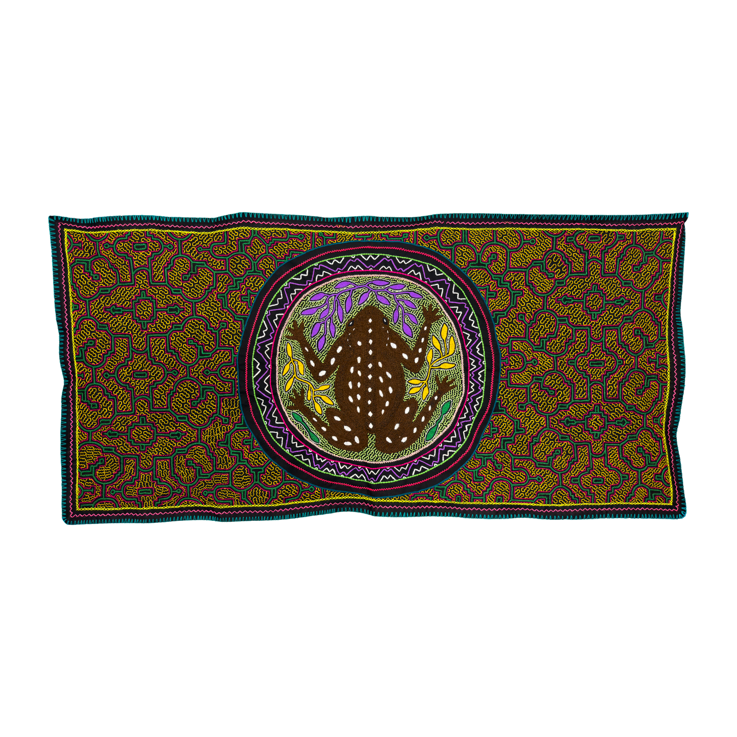 Frog of Abundance Tapestry | Rectangular | 56"x27"