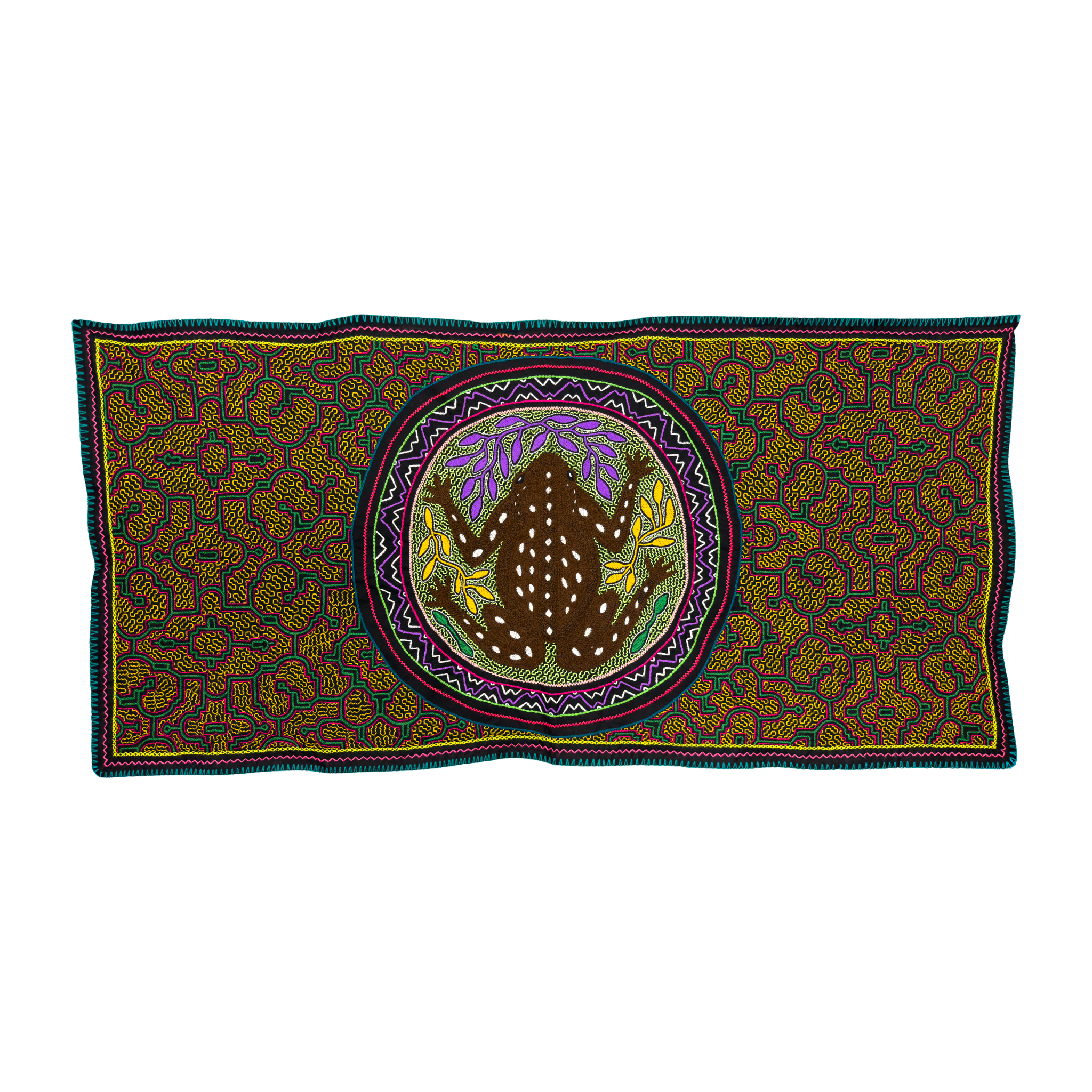Frog of Abundance Tapestry | Rectangular | 56"x27"