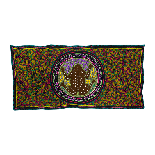 Frog of Abundance Tapestry | Rectangular | 56"x27"