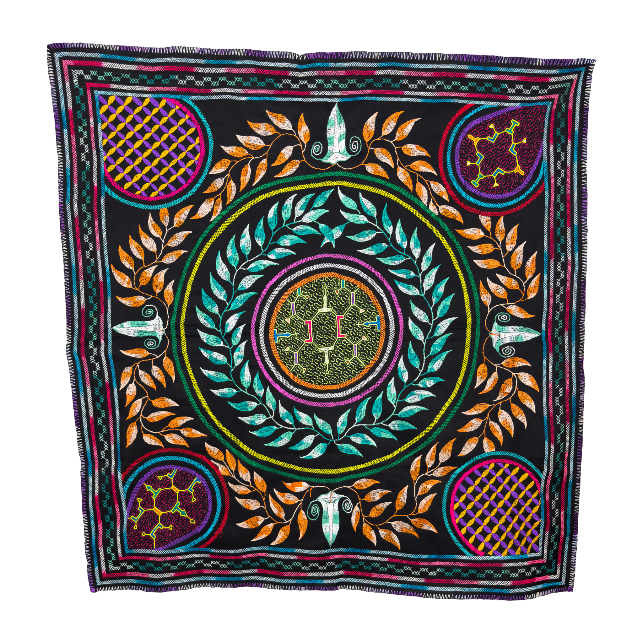 Four Directions Mandala Tapestry | Square | 57"x55"