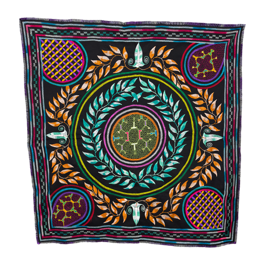 Four Directions Mandala Tapestry | Square | 57"x55"