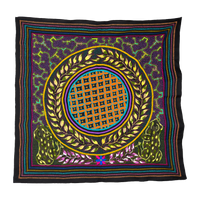 Celestial Garden Mandala Tapestry | Square | 58"x57"