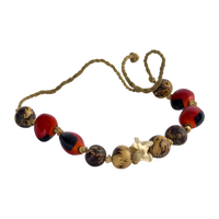 Shipibo Ceremonial Bracelet – Snake Bones & Seeds