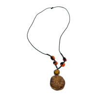 Shipibo Ceremonial Necklace – Caapi Vines & Seeds