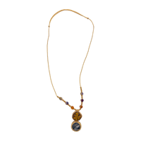 Shipibo Ceremonial Necklace – Caapi Vine & Stone