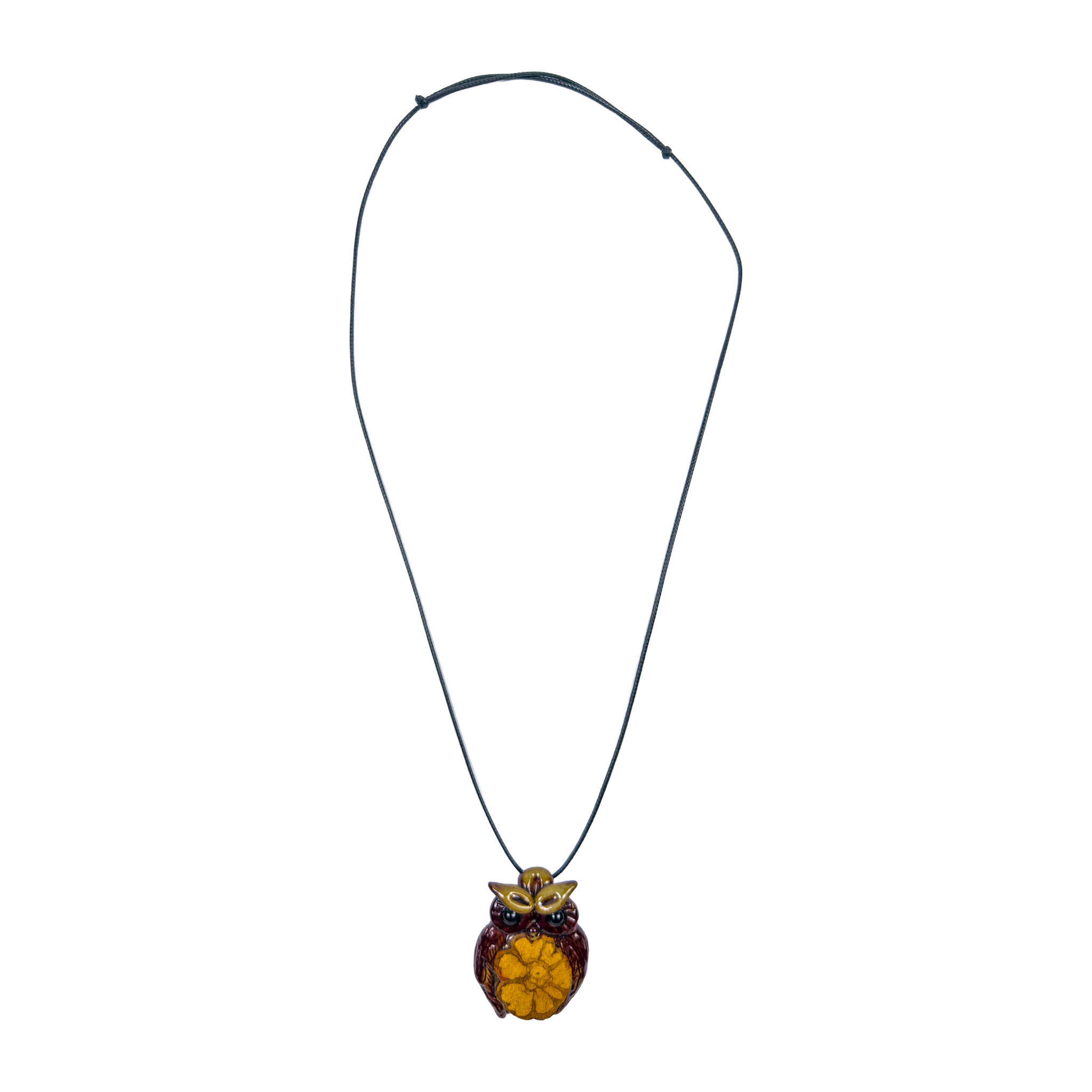 Shipibo Ceremonial Necklace – Owl Wisdom & Protection