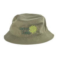 Bucket Hats with Sacred Plants Logo