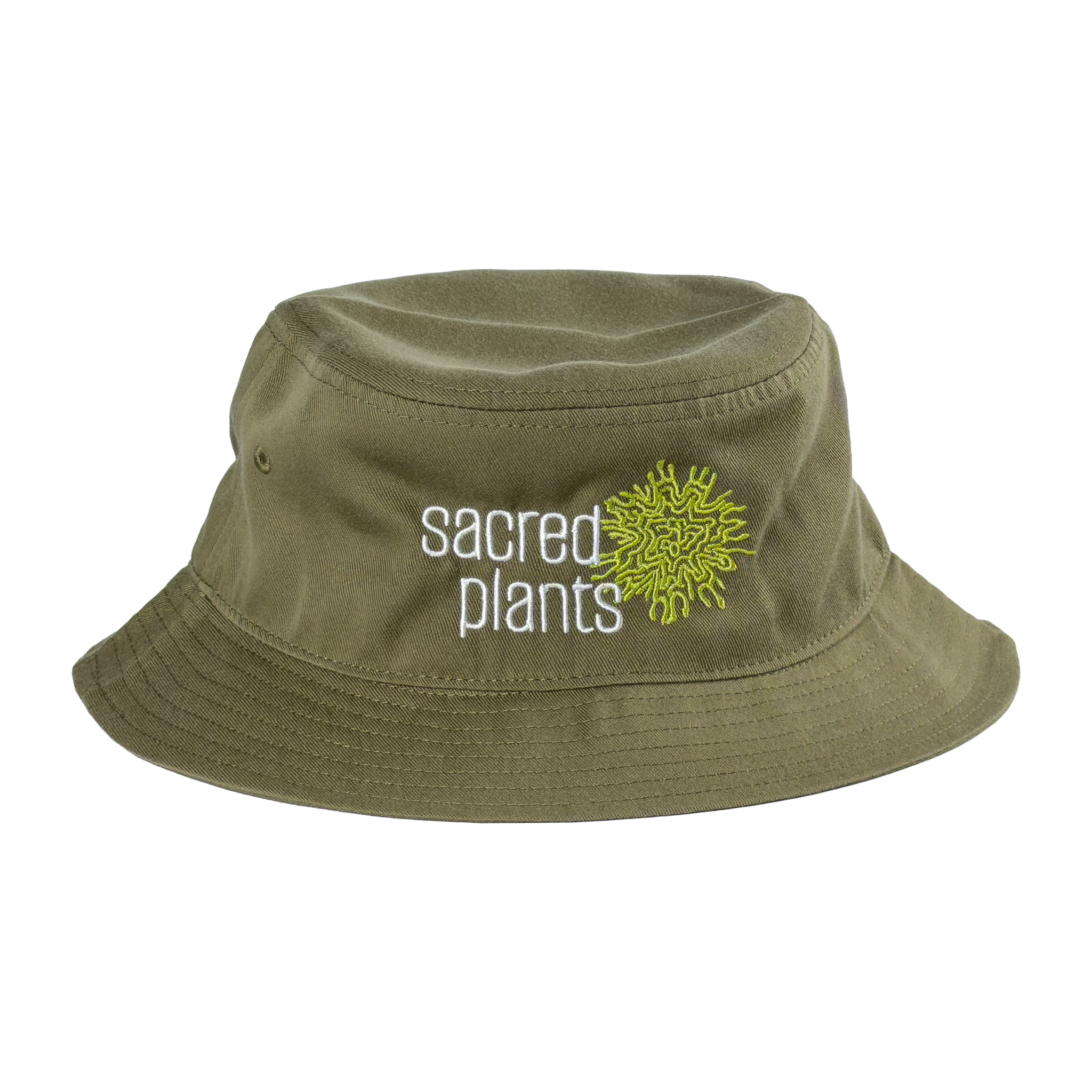 Atlantis Headwear Sustainable Bucket Hat with Sacred Plants Logo