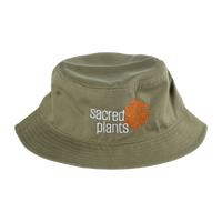 Bucket Hats with Sacred Plants Logo