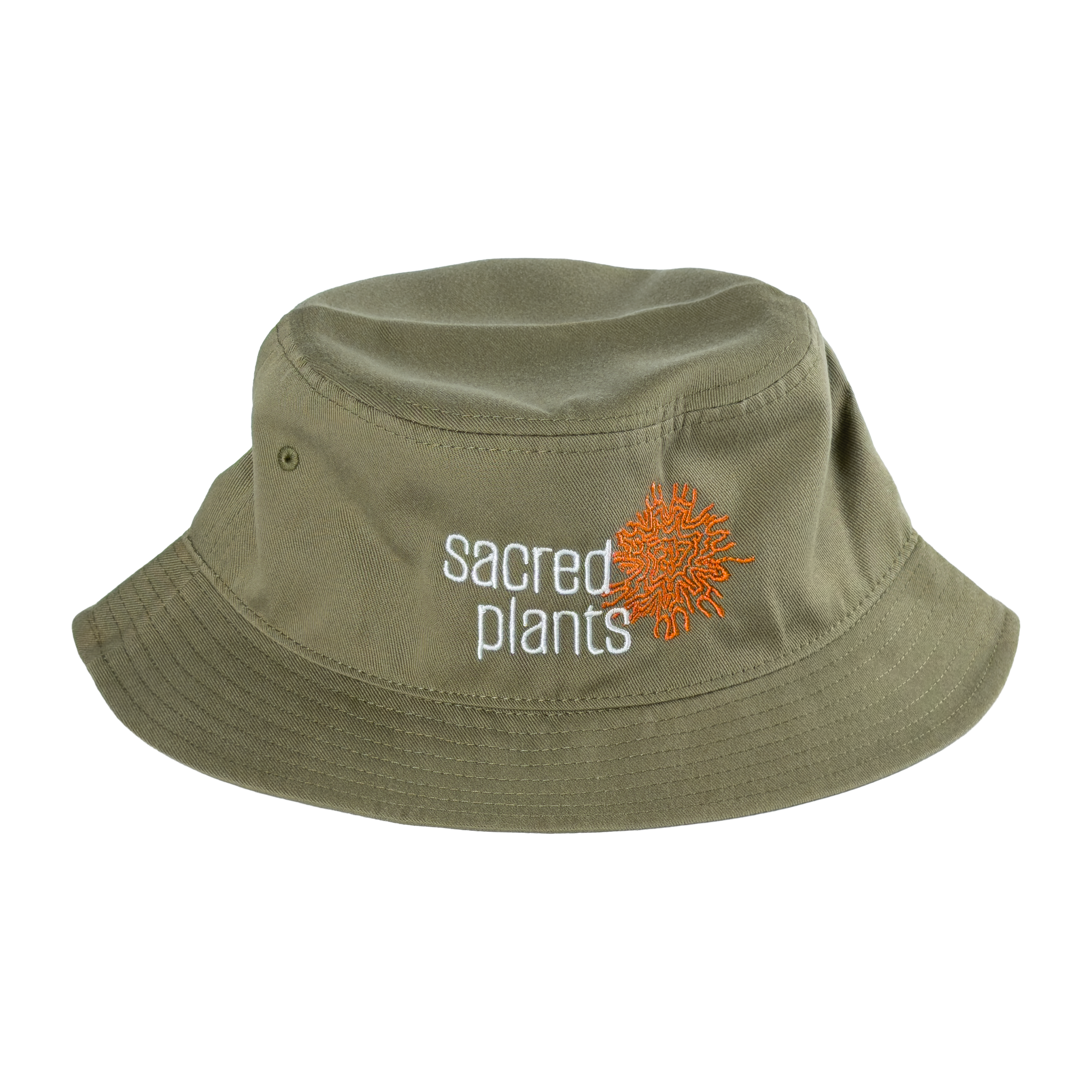 Bucket Hats with Sacred Plants Logo