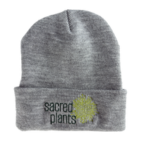 Knit Beanies with Sacred Plants Logo