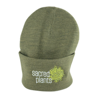 Atlantis Headwear Sustainable Knit Beanie with Sacred Plants Logo