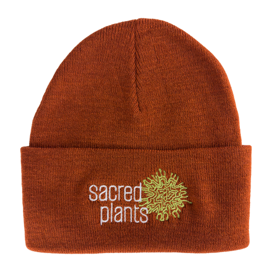 Atlantis Headwear Sustainable Knit Beanie with Sacred Plants Logo