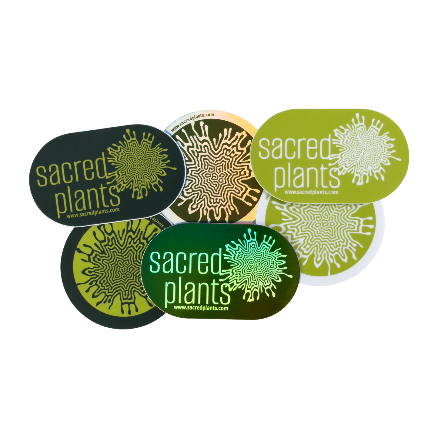 Sacred Plants Logo Stickers