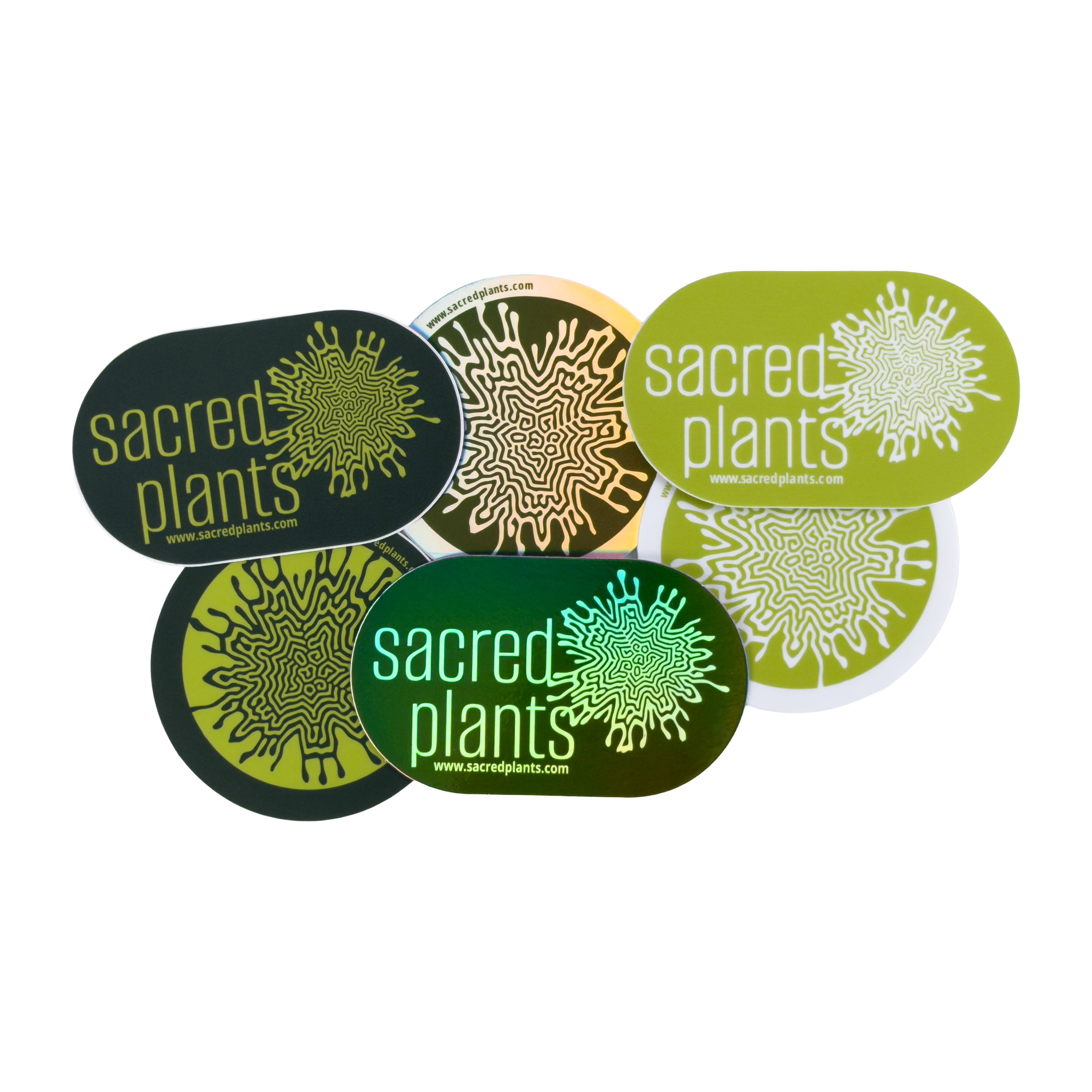 Sacred Plants Logo Stickers